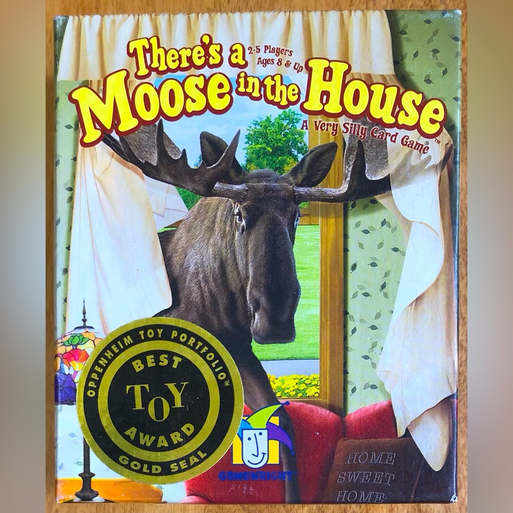 There’s A Moose In The House - A Very Silly Card Game. Complete. Ages 8+
